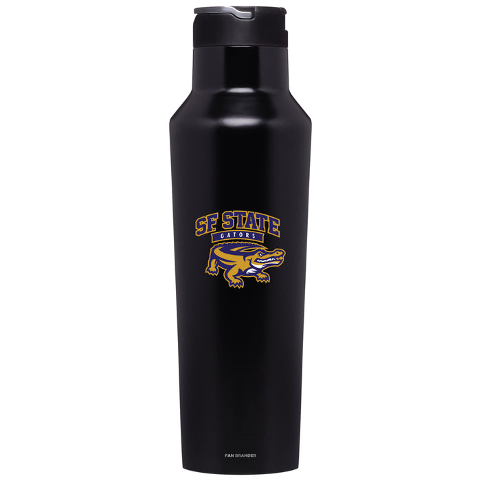Corkcicle Insulated Canteen Water Bottle with San Francisco State U Gators Primary Logo