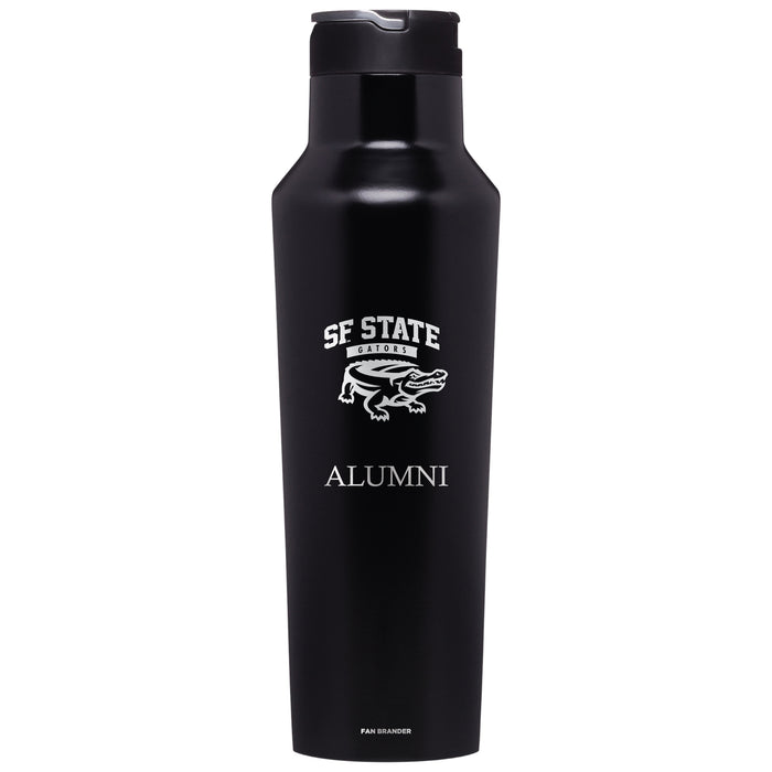 Corkcicle Insulated Canteen Water Bottle with San Francisco State U Gators Mom Primary Logo