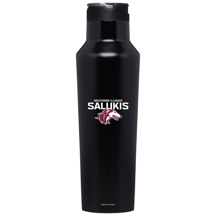 Corkcicle Insulated Canteen Water Bottle with Southern Illinois Salukis Primary Logo