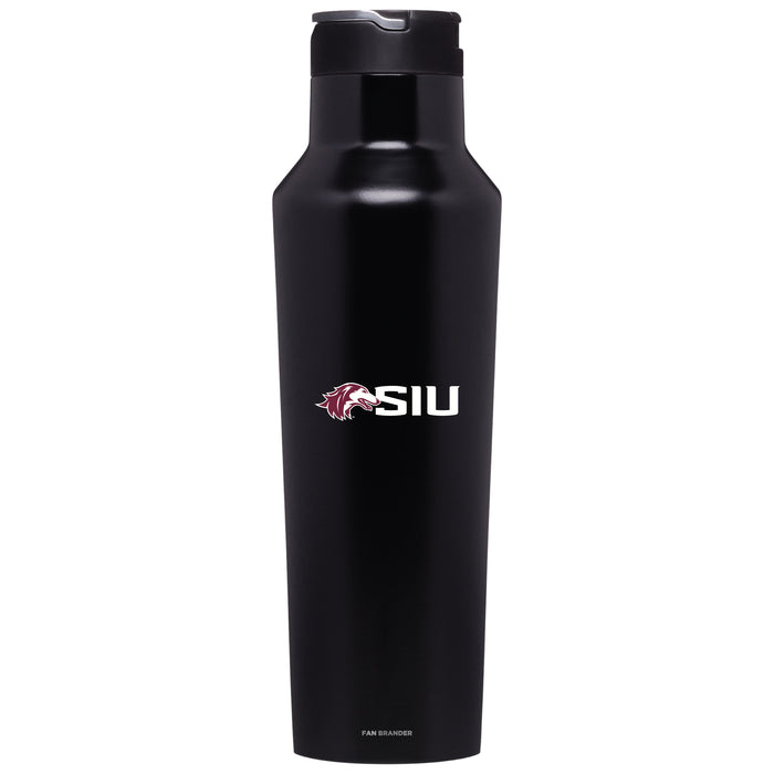 Corkcicle Insulated Canteen Water Bottle with Southern Illinois Salukis Secondary Logo