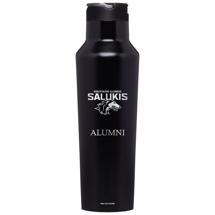 Corkcicle Insulated Canteen Water Bottle with Southern Illinois Salukis Alumni Primary Logo