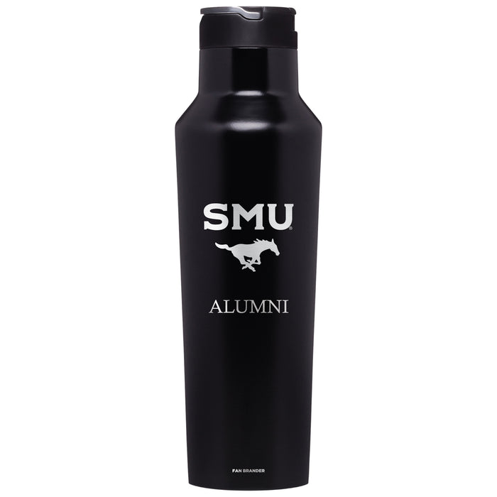 Corkcicle Insulated Canteen Water Bottle with SMU Mustangs Mom Primary Logo