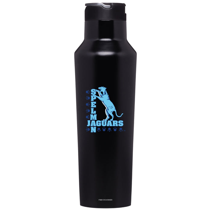 Corkcicle Insulated Canteen Water Bottle with Spelman College Jaguars Primary Logo