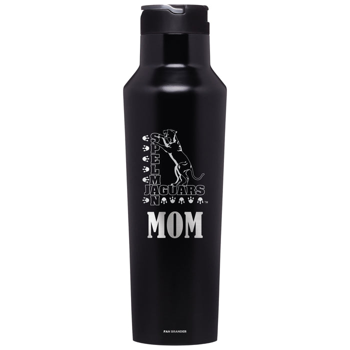 Corkcicle Insulated Canteen Water Bottle with Spelman College Jaguars Mom Primary Logo