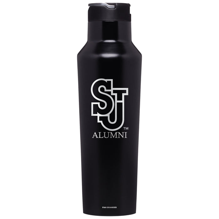 Corkcicle Insulated Canteen Water Bottle with St. John's Red Storm Mom Primary Logo