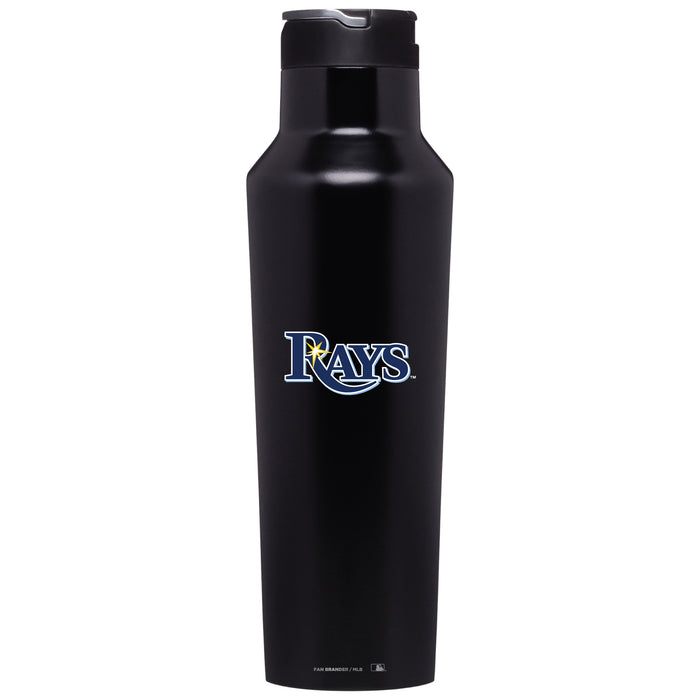 Corkcicle Insulated Canteen Water Bottle with Tampa Bay Rays Primary Logo