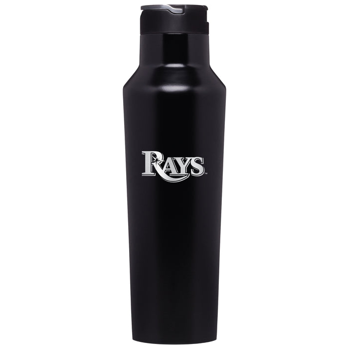 Corkcicle Insulated Canteen Water Bottle with Tampa Bay Rays Primary Logo