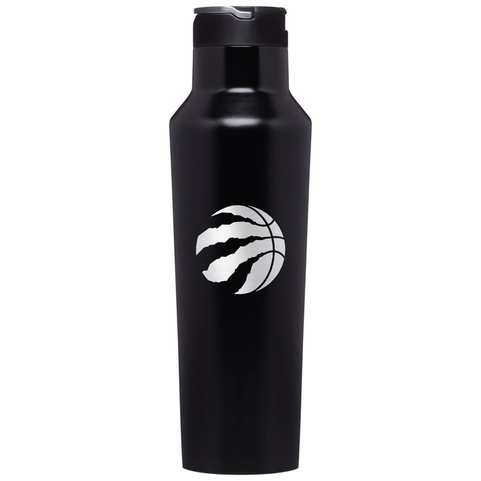 Corkcicle Insulated Canteen Water Bottle with Toronto Raptors Etched Primary Logo