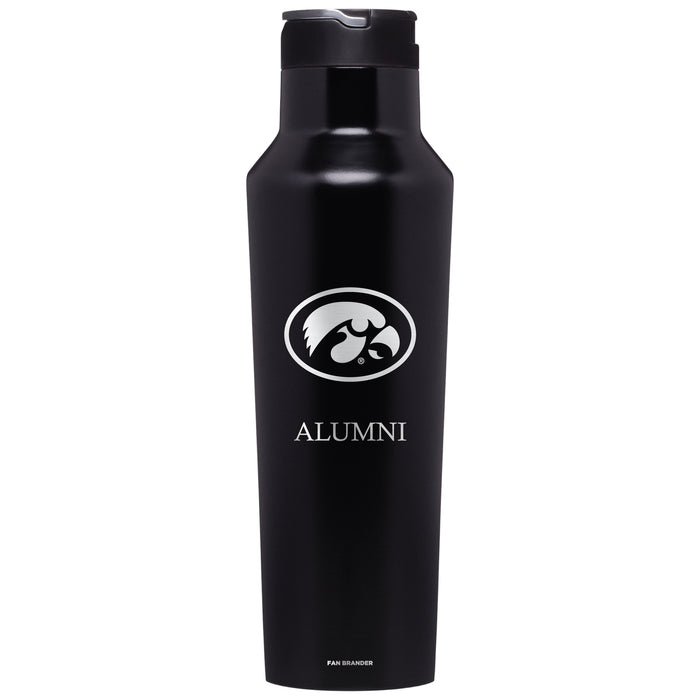 Corkcicle Insulated Canteen Water Bottle with Iowa Hawkeyes Mom Primary Logo