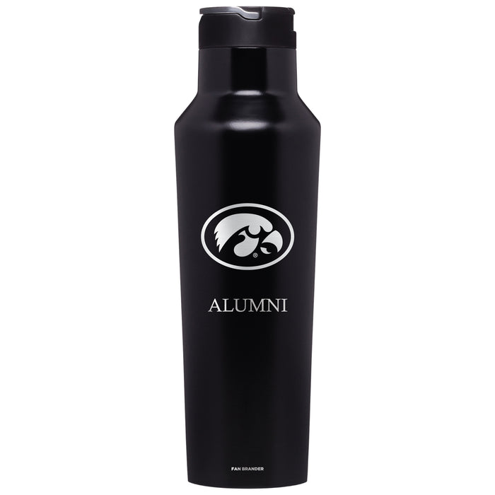 Corkcicle Insulated Canteen Water Bottle with Iowa Hawkeyes Alumni Primary Logo