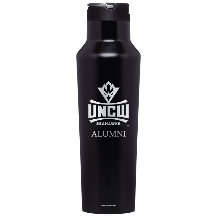 Corkcicle Insulated Canteen Water Bottle with UNC Wilmington Seahawks Mom Primary Logo