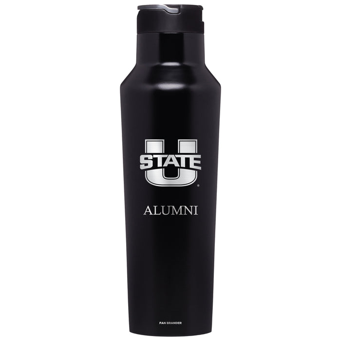 Corkcicle Insulated Canteen Water Bottle with Utah State Aggies Alumni Primary Logo