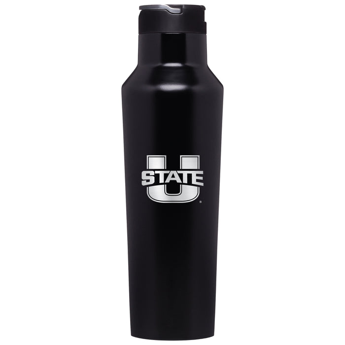 Corkcicle Insulated Canteen Water Bottle with Utah State Aggies Primary Logo