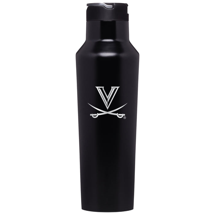 Corkcicle Insulated Sport Canteen Water Bottle with Virginia Cavaliers Primary Logo