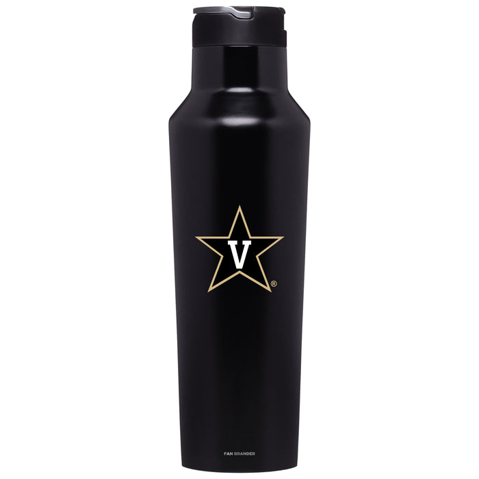 Corkcicle Insulated Canteen Water Bottle with Vanderbilt Commodores Primary Logo