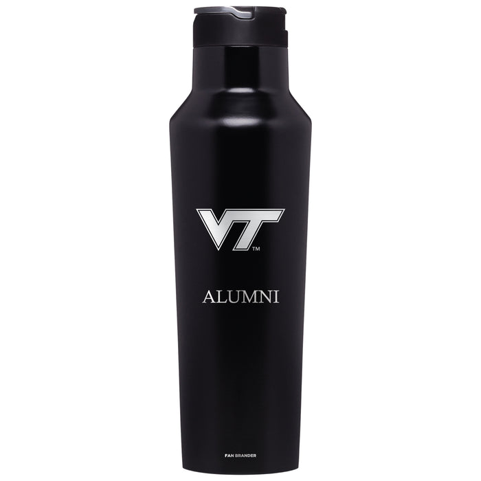 Corkcicle Insulated Canteen Water Bottle with Virginia Tech Hokies Alumni Primary Logo