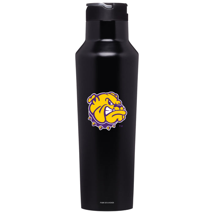 Corkcicle Insulated Canteen Water Bottle with Western Illinois University Leathernecks Secondary Logo