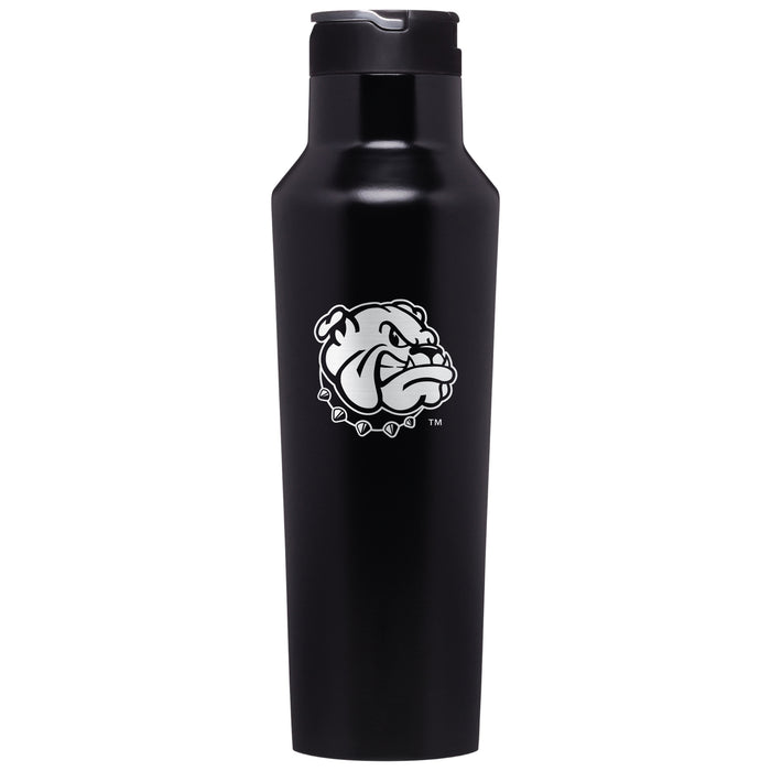 Corkcicle Insulated Sport Canteen Water Bottle with Western Illinois University Leathernecks Primary Logo