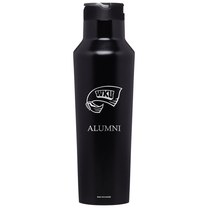 Corkcicle Insulated Canteen Water Bottle with Western Kentucky Hilltoppers Mom Primary Logo