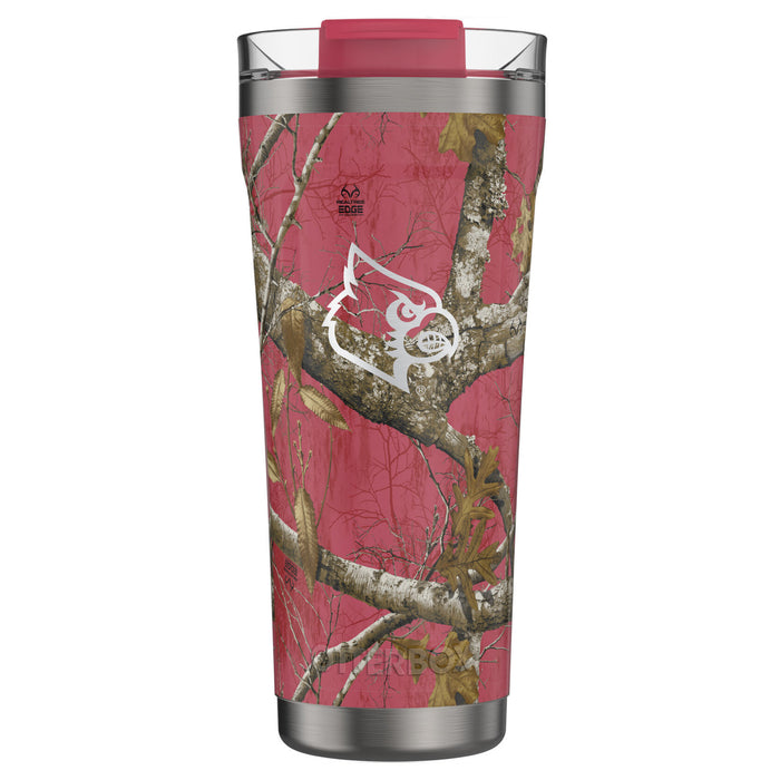 Realtree OtterBox 20 oz Tumbler with Louisville Cardinals Primary Logo
