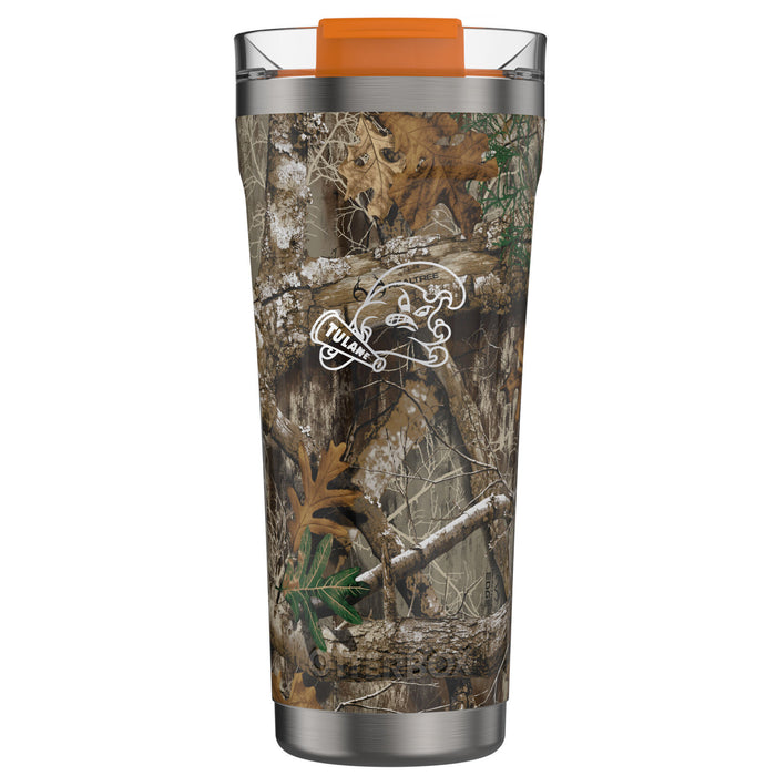 Realtree OtterBox 20 oz Tumbler with Tulane Green Wave Primary Logo
