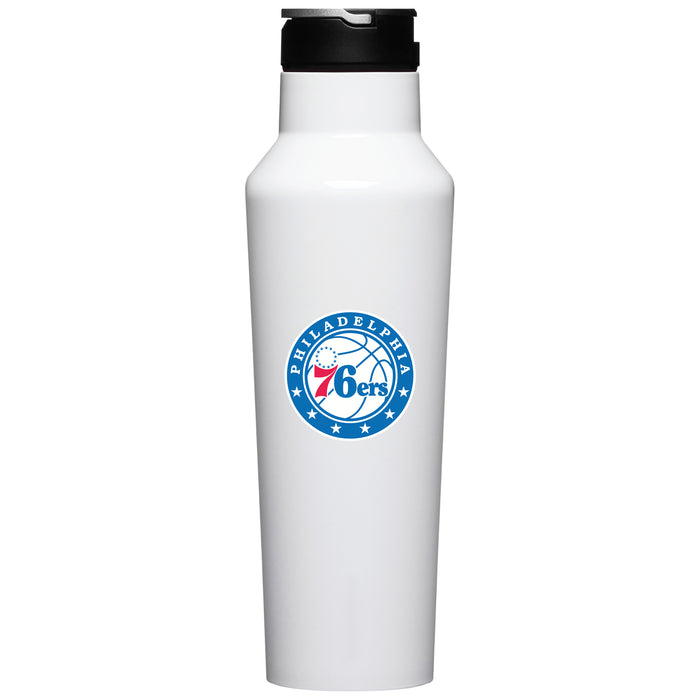 Corkcicle Insulated Canteen Water Bottle with Philadelphia 76ers Primary Logo