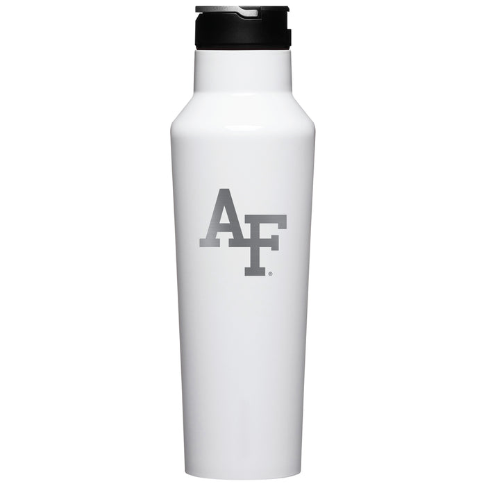 Corkcicle Insulated Sport Canteen Water Bottle with Airforce Falcons Primary Logo