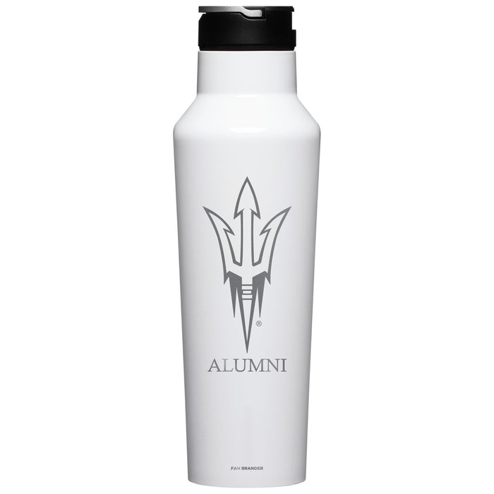 Corkcicle Insulated Canteen Water Bottle with Arizona State Sun Devils Alumni Primary Logo