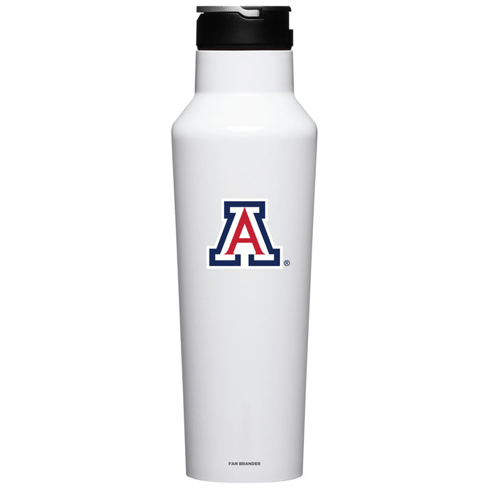 Corkcicle Insulated Canteen Water Bottle with Arizona Wildcats Primary Logo
