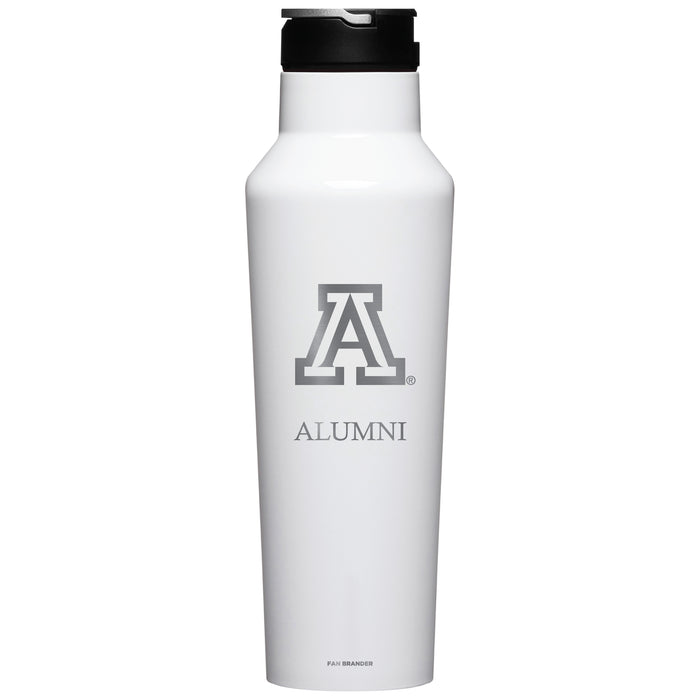 Corkcicle Insulated Canteen Water Bottle with Arizona Wildcats Alumni Primary Logo