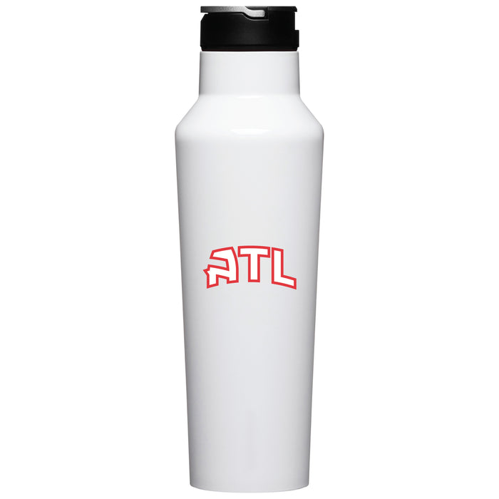 Corkcicle Insulated Canteen Water Bottle with Atlanta Hawks Secondary Logo