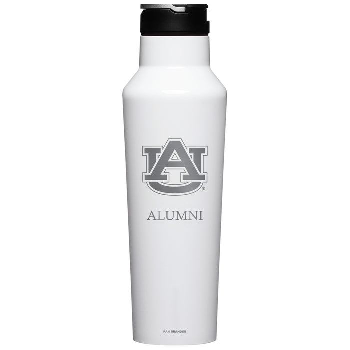 Corkcicle Insulated Canteen Water Bottle with Auburn Tigers Alumni Primary Logo