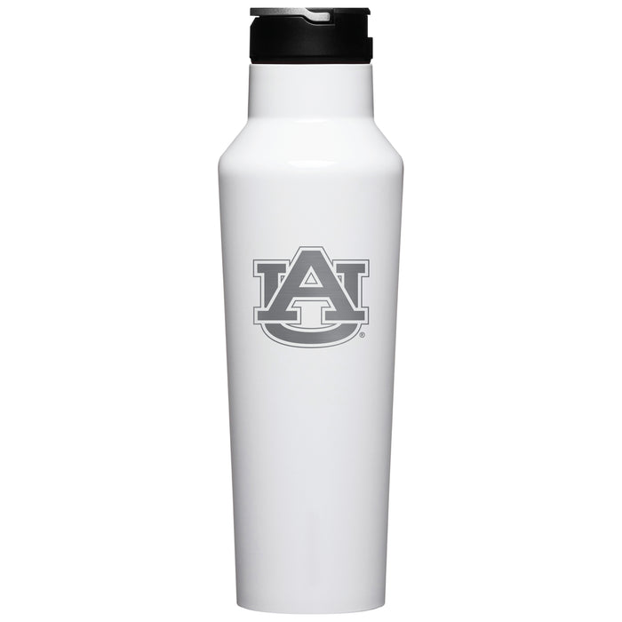 Corkcicle Insulated Sport Canteen Water Bottle with Auburn Tigers Primary Logo