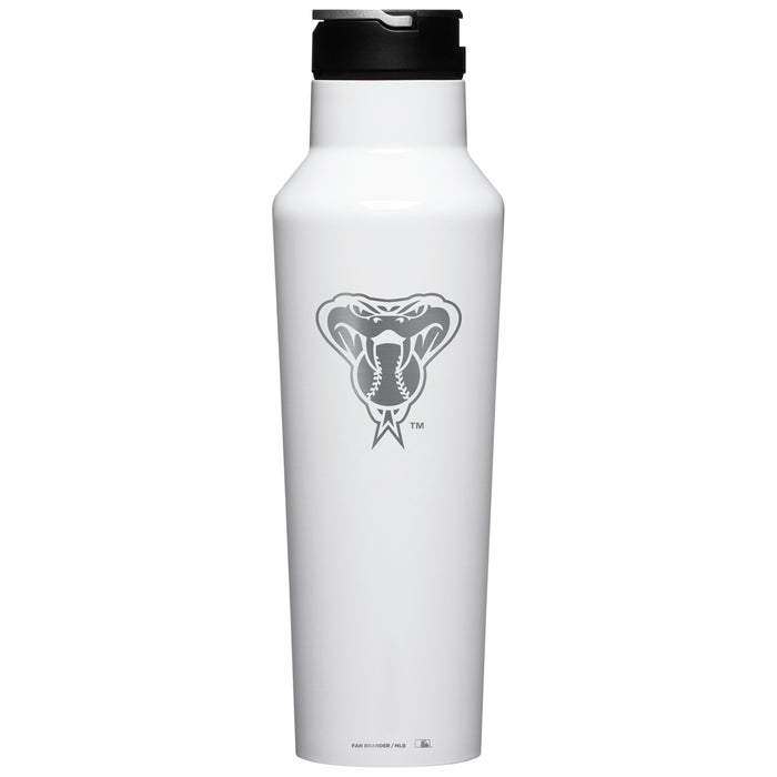 Corkcicle Insulated Canteen Water Bottle with Arizona Diamondbacks Etched Secondary Logo