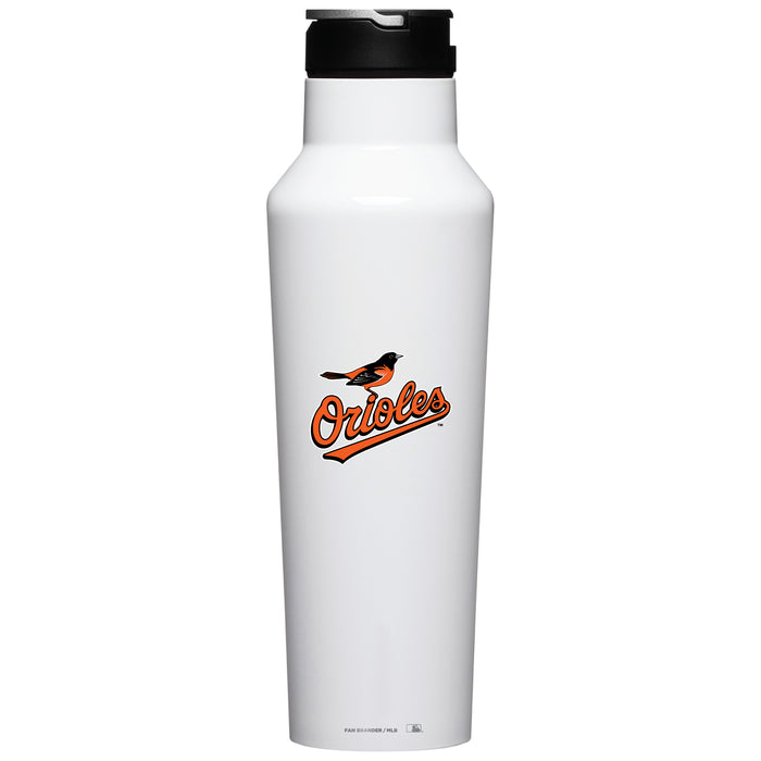 Corkcicle Insulated Canteen Water Bottle with Baltimore Orioles Secondary Logo