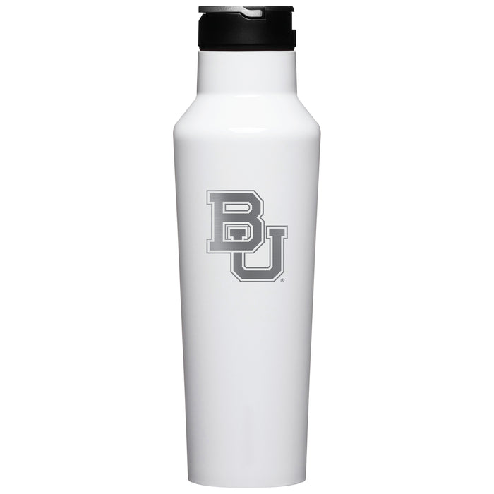 Corkcicle Insulated Sport Canteen Water Bottle with Baylor Bears Primary Logo