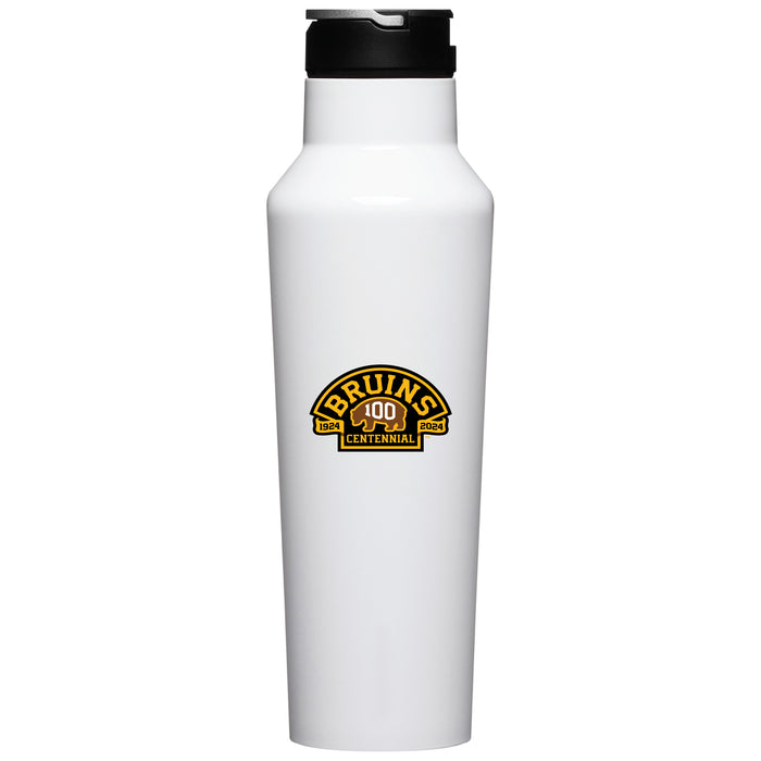 Corkcicle Insulated Canteen Water Bottle with Boston Bruins Centenial Logo