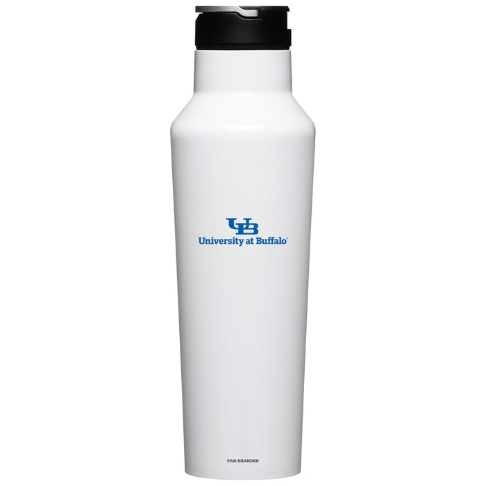 Corkcicle Insulated Canteen Water Bottle with Buffalo Bulls Primary Logo