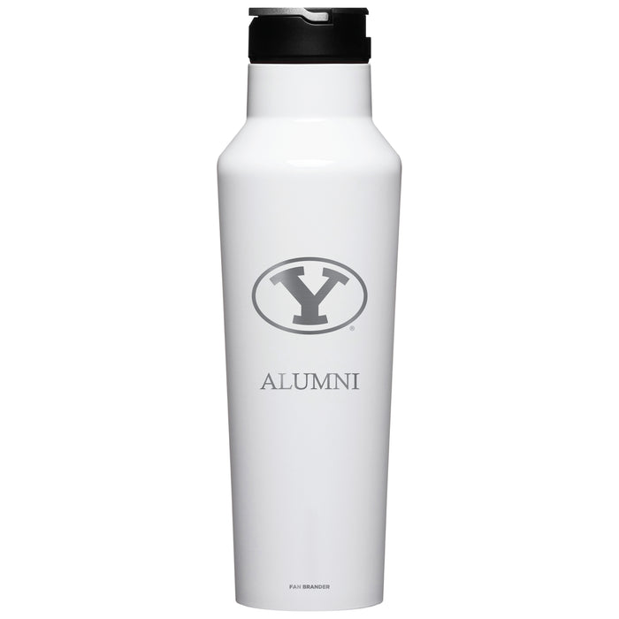 Corkcicle Insulated Canteen Water Bottle with Brigham Young Cougars Alumni Primary Logo
