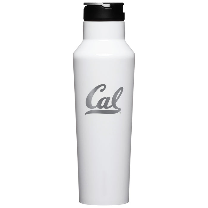Corkcicle Insulated Sport Canteen Water Bottle with California Bears Primary Logo