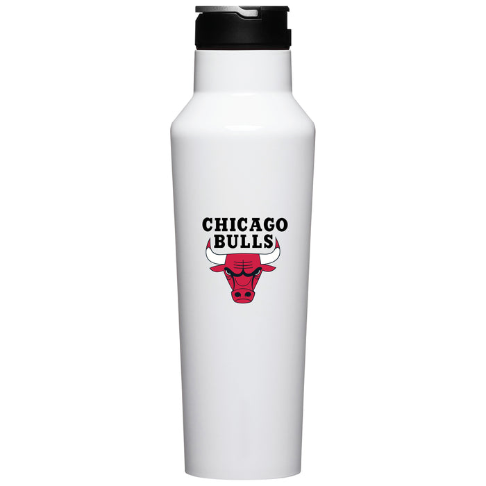 Corkcicle Insulated Canteen Water Bottle with Chicago Bulls Primary Logo