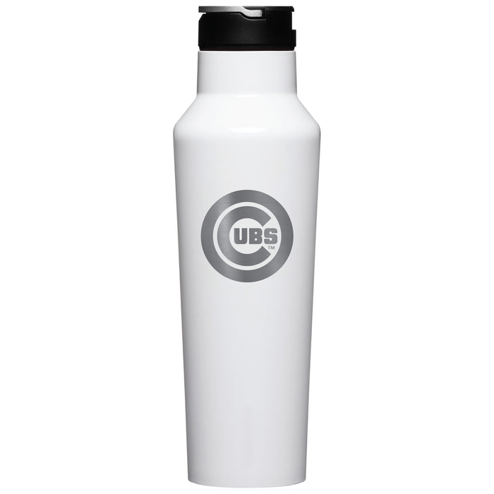 Corkcicle Insulated Canteen Water Bottle with Chicago Cubs Primary Logo