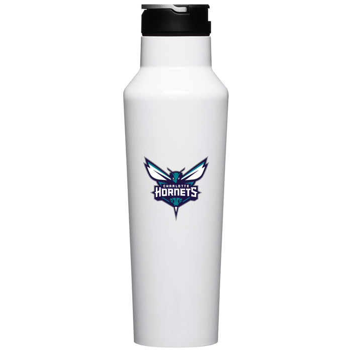 Corkcicle Insulated Canteen Water Bottle with Charlotte Hornets Primary Logo