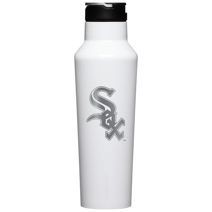 Corkcicle Insulated Canteen Water Bottle with Chicago White Sox Primary Logo