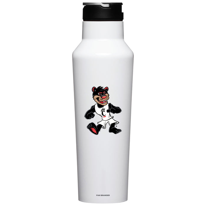 Corkcicle Insulated Canteen Water Bottle with Cincinnati Bearcats Secondary Logo