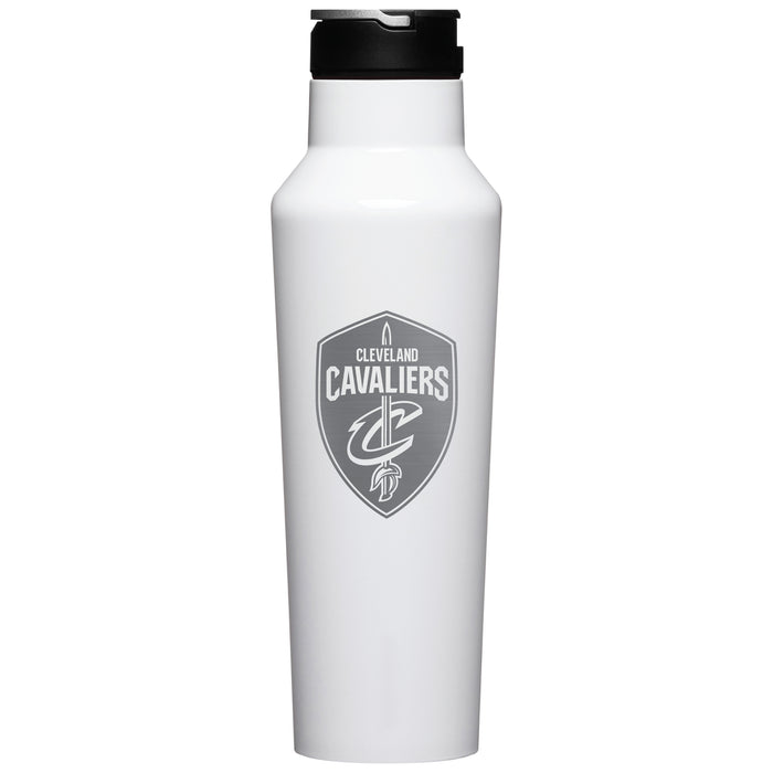 Corkcicle Insulated Canteen Water Bottle with Cleveland Cavaliers Etched Primary Logo
