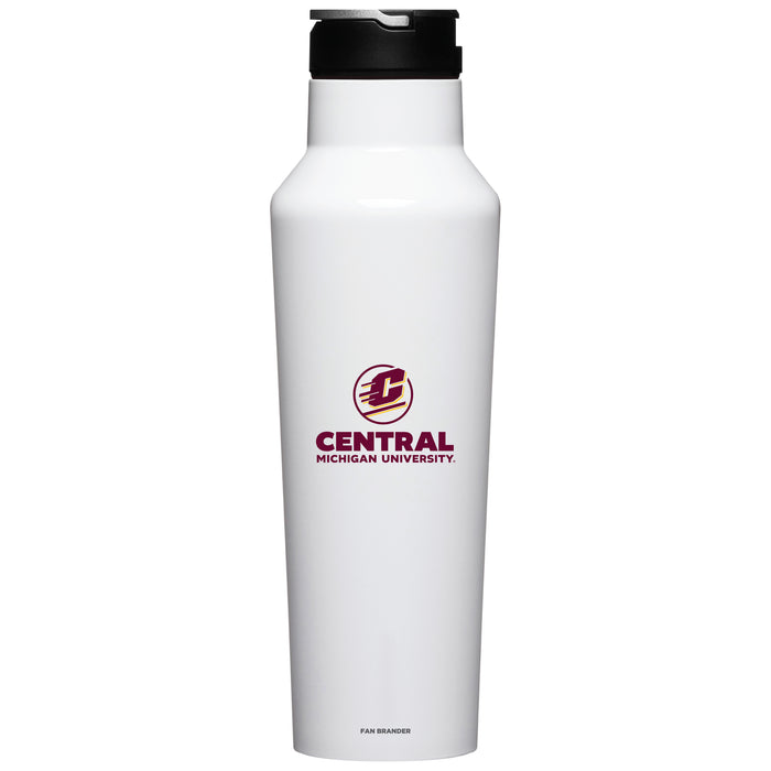 Corkcicle Insulated Canteen Water Bottle with Central Michigan Chippewas Secondary Logo
