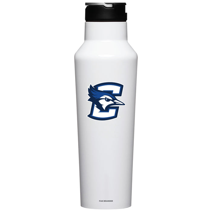 Corkcicle Insulated Canteen Water Bottle with Creighton University Bluejays Primary Logo