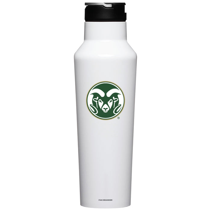 Corkcicle Insulated Canteen Water Bottle with Colorado State Rams Primary Logo