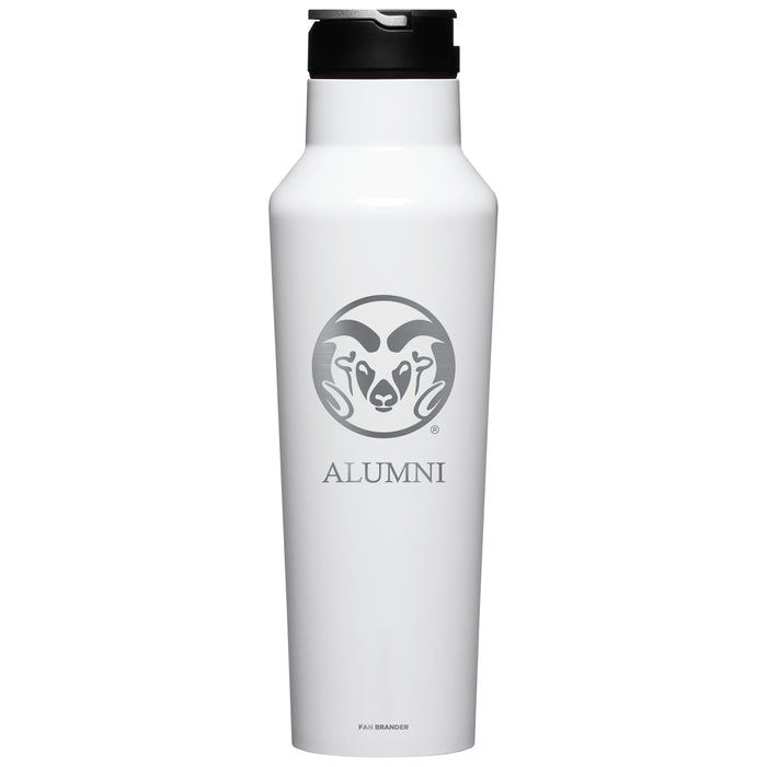 Corkcicle Insulated Canteen Water Bottle with Colorado State Rams Alumni Primary Logo